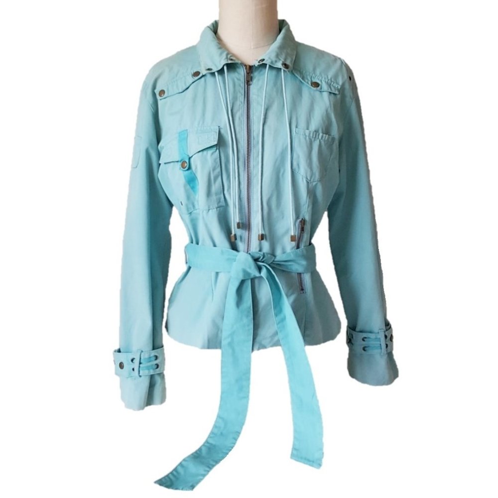 Sela Turquoise EXOTIC Utility Jacket